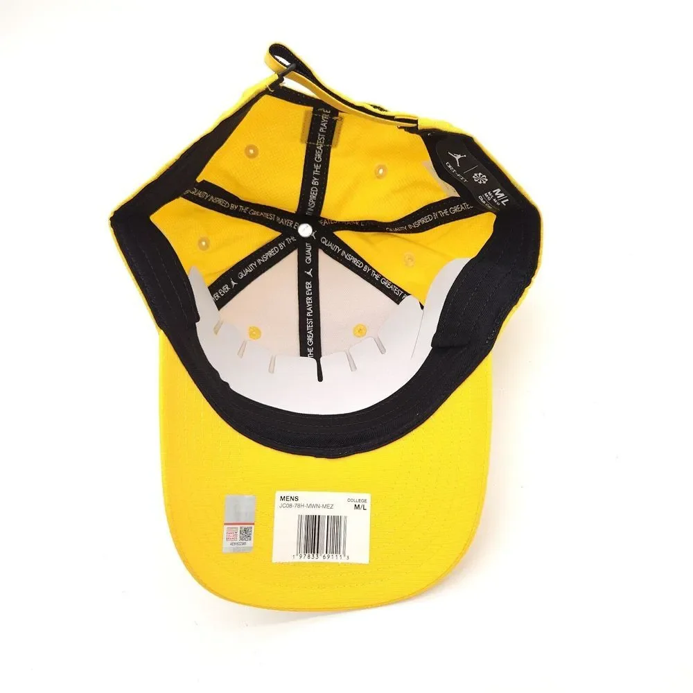 Michigan Wolverines Jordan 2024/25‎ On-Field Club Strapback M/L Hat Yellow Cap